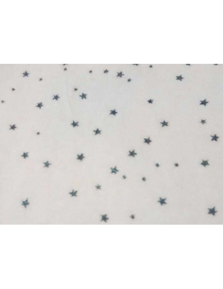 Pijama para piccolo de felpa rosa con estrellas grises