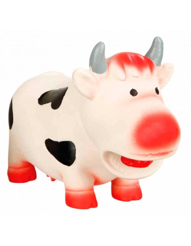 Juguete para perro vaca de latex