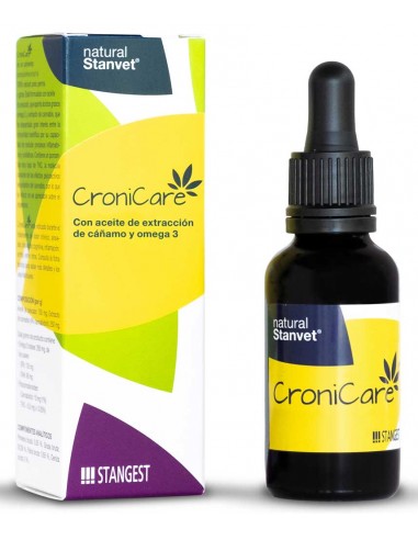 CRONICARE extracto de cañamo y omega 3 para perros y gatos