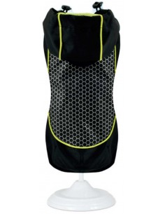 Impermeables para perros negro reflectante
