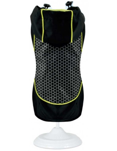 Impermeables para perros negro reflectante