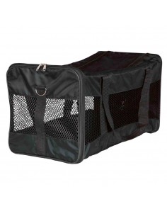 Bolsa para transporte de perros y gatos en nylon negro modelo Ryan