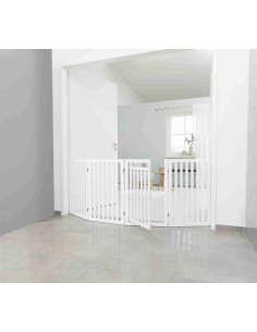 Barrera para perro, con puerta incluida