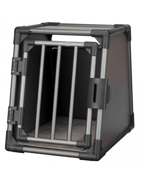 Transportín para perros de aluminio estable, seguro y muy silencioso