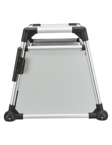 Transportín de perro para coche de aluminio