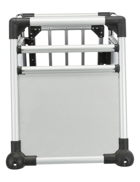 Transportín de perro para coche de aluminio