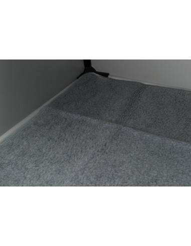 Transportín de perro para coche de aluminio