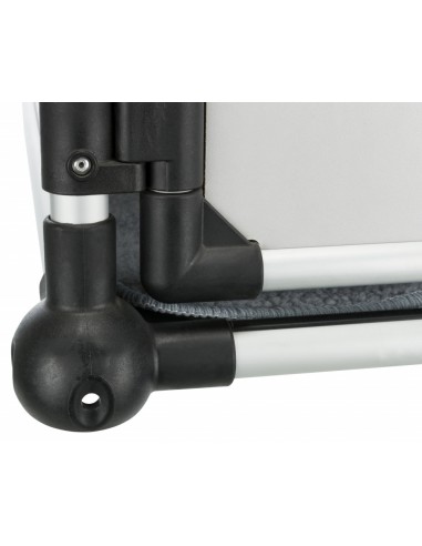 Transportín de perro para coche de aluminio