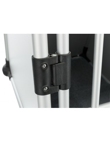 Transportín de perro para coche de aluminio