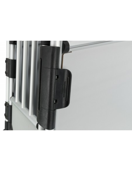 Transportín de perro para coche de aluminio