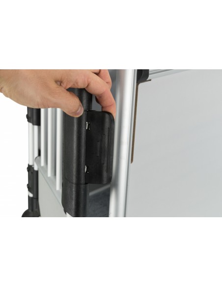 Transportín de perro para coche de aluminio