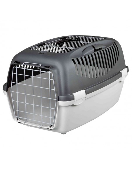 Transportín Capri 3 para mascotas de plástico con rejilla metálica superior