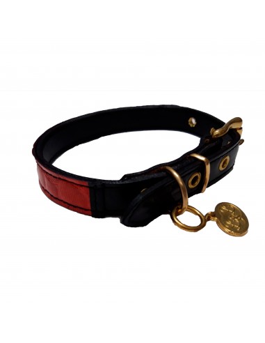 Collar de piel Rojo de Lucas & Lola