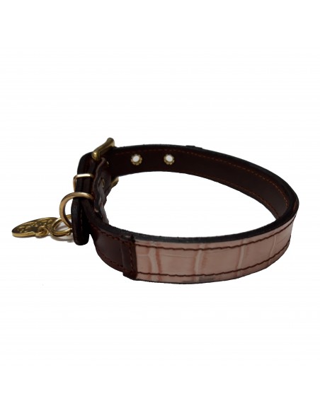 Collar de piel Rosa de Lucas & Lola