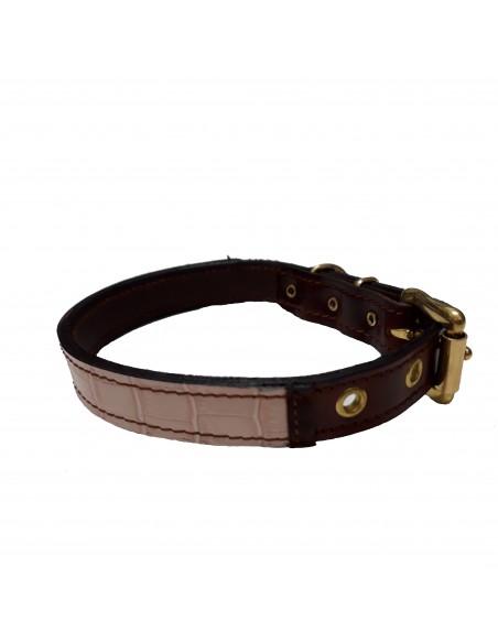 Collar de piel Rosa de Lucas & Lola