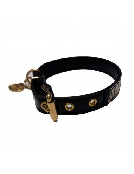 Collar de piel Serpiente claro de Lucas & Lola