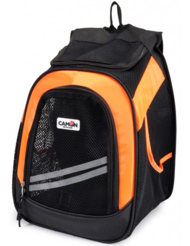 Mochila fontal para transporte de perros y gatos en nylon
