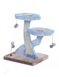 Rascador para gatos Cherry Flowers azul