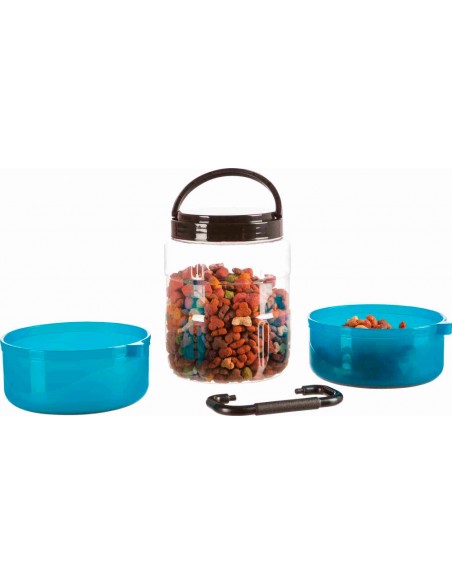 Comedero de viajes para perros de Trixie