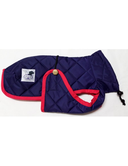 Abrigo Impermeable Acolchado para Piccolo morado