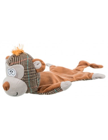 Juguete para perro peluche sin relleno mono