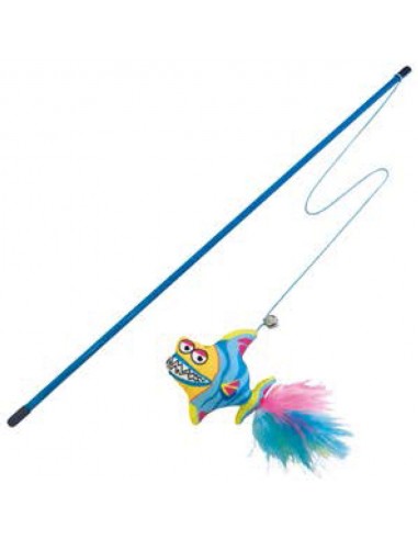 Juguete para gato varita modelo Guppy arrecife