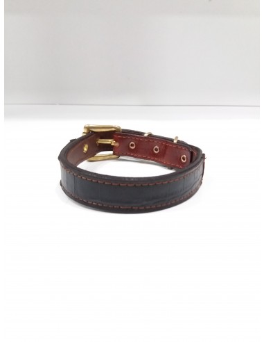 Collar de piel Doble Marrón Noche de...