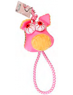 Juguete para perros mordedor cerdito rosa