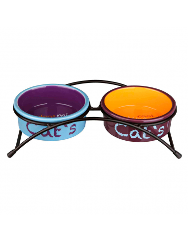 soporte comederos gato