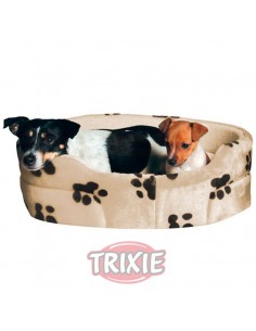 Cuna para perro ovalada modelo Charly, color Beige
