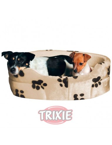 Cuna para perro ovalada modelo Charly, color Beige