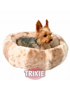 Cuna para perro redonda modelo Leika en color beige