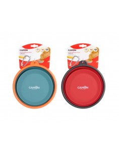 comedero perro viaje silicona