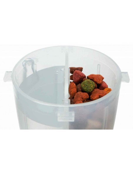 recipiente transporte alimentacion perro