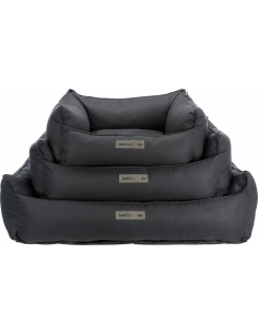 cama especial perro negra