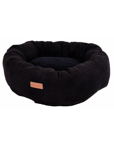 cama para perro redonda roja