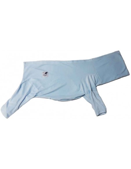Pijama para galgo azul celeste