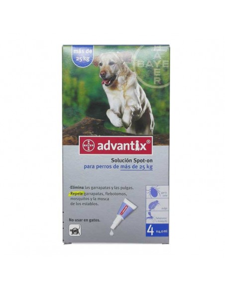 Antiparasitarios para perros - pipeta advantix para perros mayores de 25 Kg