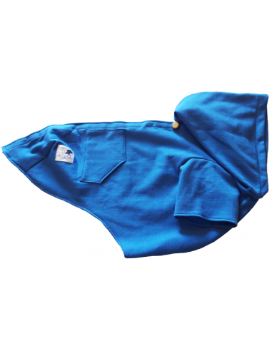 Sudadera para galgo color azul