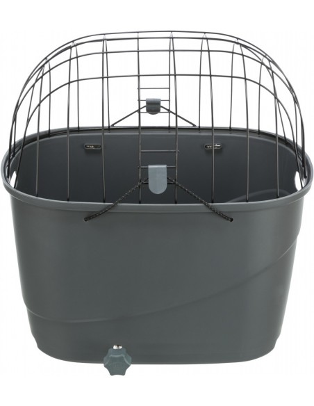 Cesta trasera para llevar perro en bicicleta