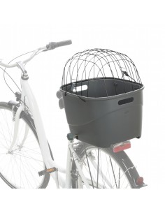 Cesta trasera para llevar perro en bicicleta