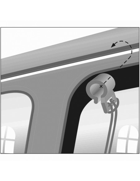 red protectora coche perro