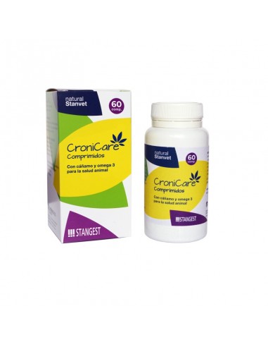 CRONICARE extracto de cañamo y omega 3 para perros y gatos