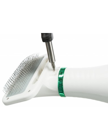 cepillo perro aire caliente