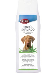 champú para perro de aceite de cañamo