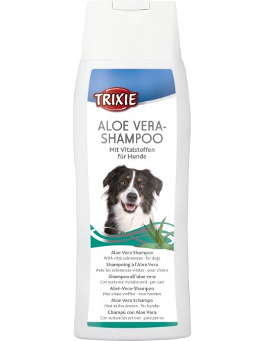 champú para perro con aloe vera
