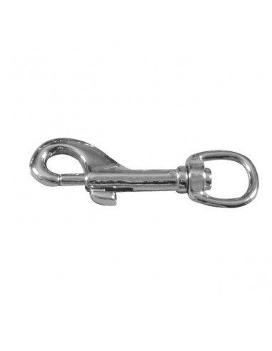 Mosquetón para correa de perro hasta 12 mm