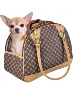 bolso perro rigido marron