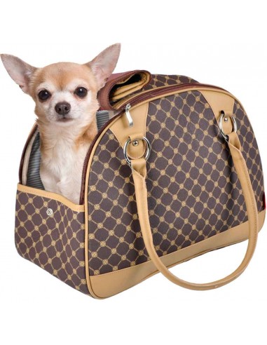 bolso perro rigido marron
