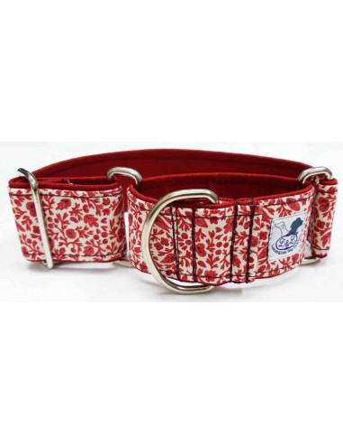collar galgo tela de algodon